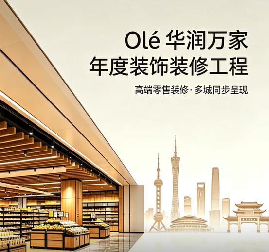 东道建设集团|华润万家年度装饰装修工程